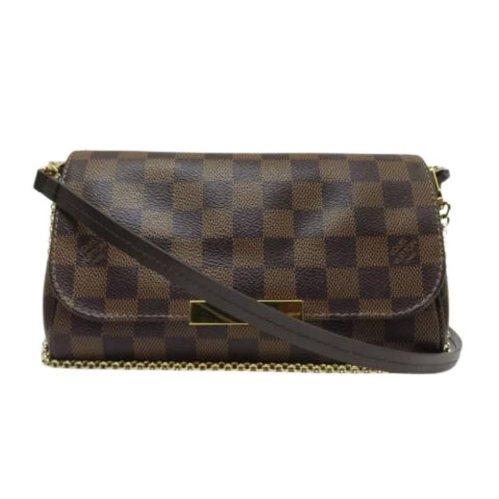 Louis Vuitton Vintage Pre-owned Vintage Canvas Cross Body Taske - Vintage - Dame - Brun - ONE SIZE - Tyl