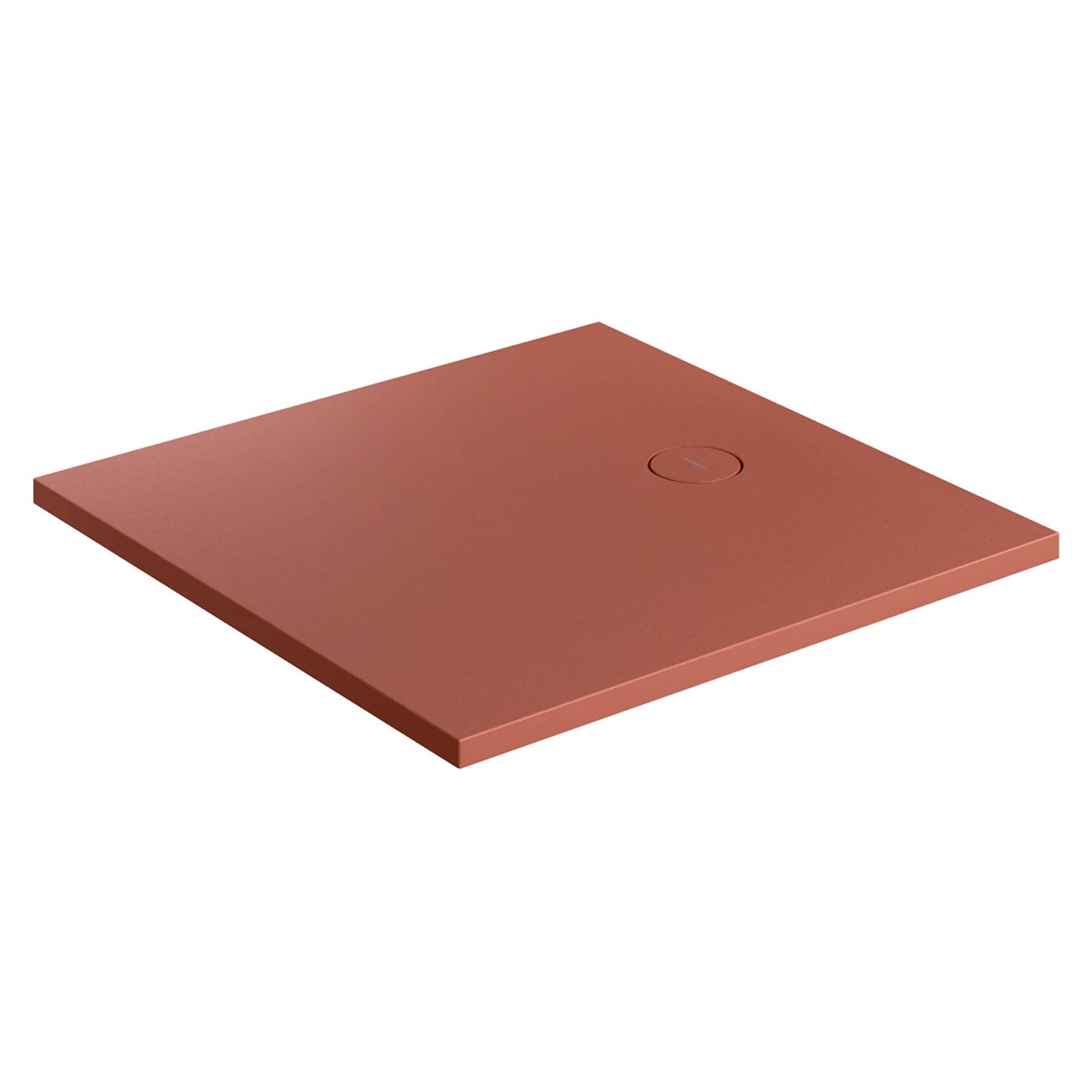 Omnires Halksäkert Kompositduschkar Aquarock M+ 90x90 cm Terrakotta Matt