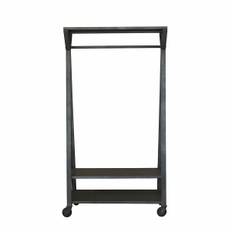 Clothing rack Bronx - Black (LGB) - Iron - W: 100 H: 185 D: 40 cm