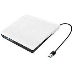 För bärbar dator usb 3.0 slim extern dvd rw cd brännare enhet brännare läsare spelare optiska enheter