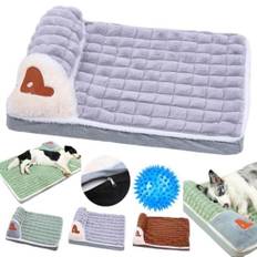 Dog Large Dog Pet Small Dog Mat with Cat Pet Soft Bed Pet Easy to For Both Dogs and For Summer Light Bed, Summer, Washable, Bed, Cool, Pillow, Mat,