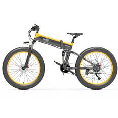 BEZIOR XF1500 All-Terrain Folding Electric Bike 1500W Motor 48V12.8AH Battery Commuting Electric Bicycle 26 Inch Off-Road Tires E-Mountain Bike