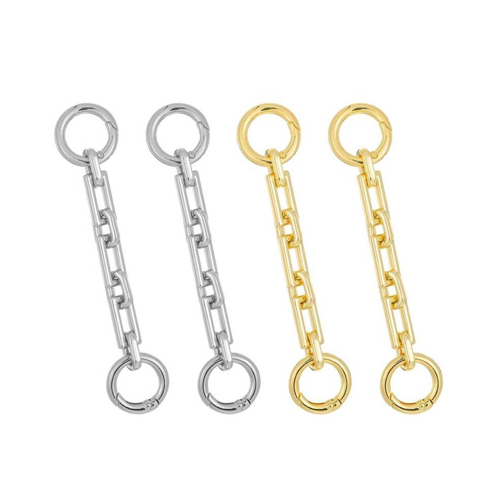 4.5 Inch Purse Strap Extender, 4 Pcs Purse Extender Chain Bag Chain Straps Charms Short Chains for Handbags