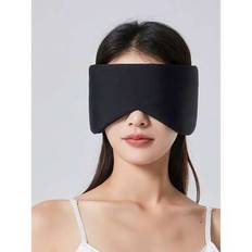 Sleep Eye Mask, Sleep Eye Mask, Sleep Eye Mask For Women Men, No IOP 99% Light Blocking Sleep Mask With Adjustable Straps Blindfold Yoga, Travel, Napp - Black