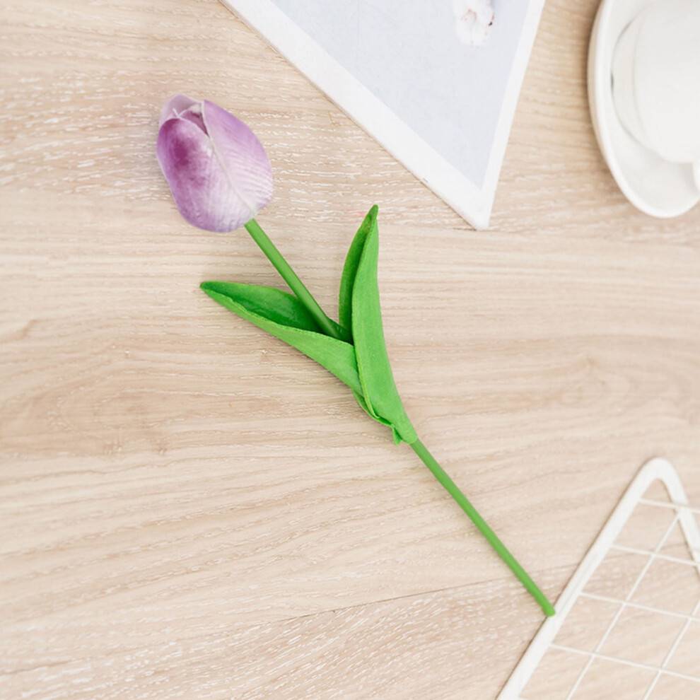 Kunstig hvid blomsterdekoration 1 stk.