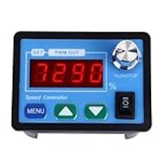 8E091 DC-motorhastighetsregulator 6‑55V 20A Hastighetsregulator Positiv Backströmbrytare Anpassningsbar Hastighetskontroll PWM Borstad CW CCW Digital Displayskala Anpassad