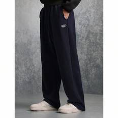 Premium joggingbyxor med nedsänkt gren, avslappnad passform, sportbyxor i begränsad upplaga, streetwear, bekväma vinterbyxor med fritidskläder - Blå - L,M,S,XL,XS