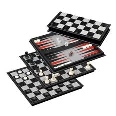 Skak, backgammon dam, magnetisk