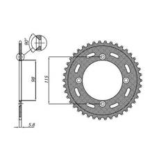 Bakdrev sunstar - 420 oem stål 53 naturlig