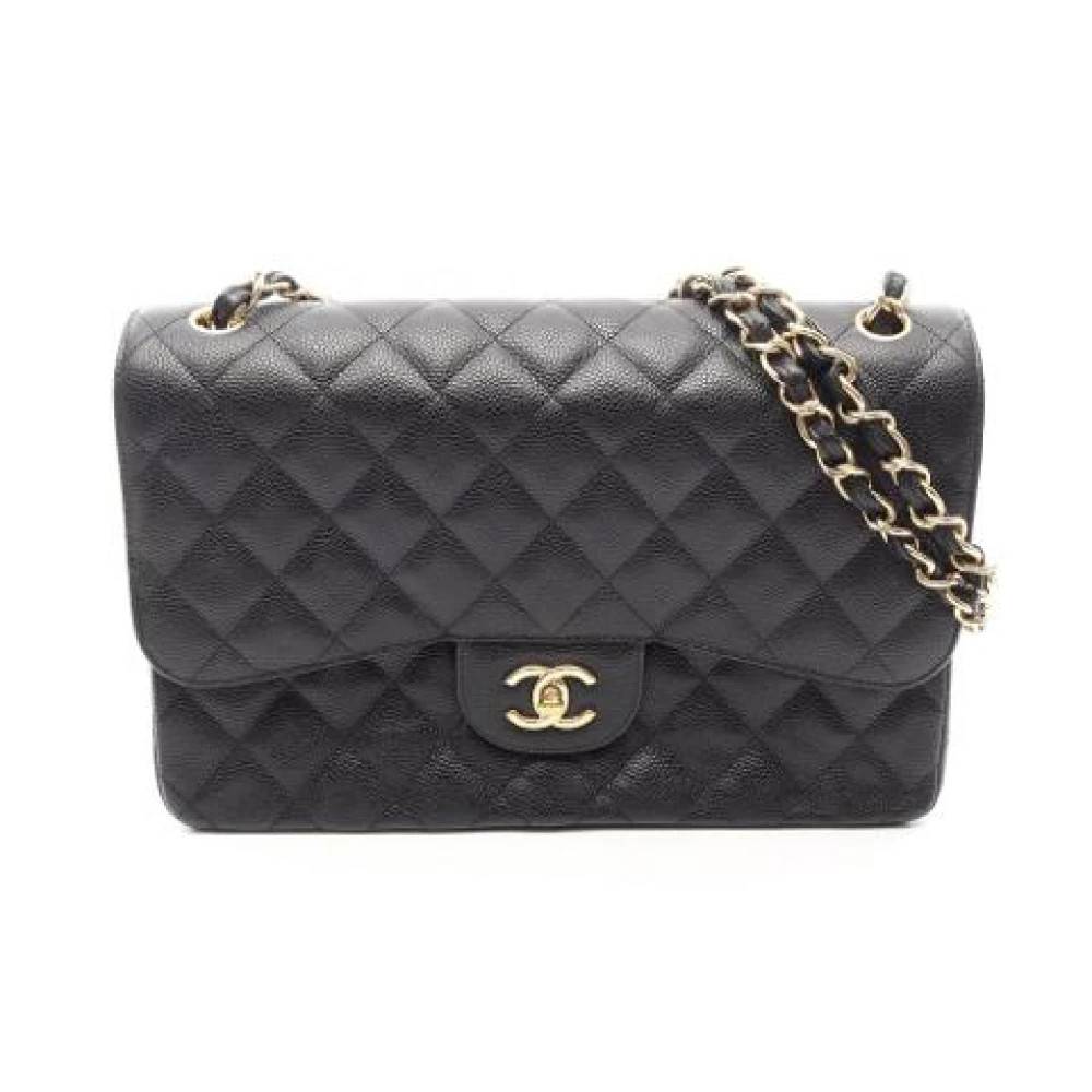 Chanel Vintage Pre-owned Vintage Skuldertaske - Vintage - Dame - Sort - ONE SIZE - Uld