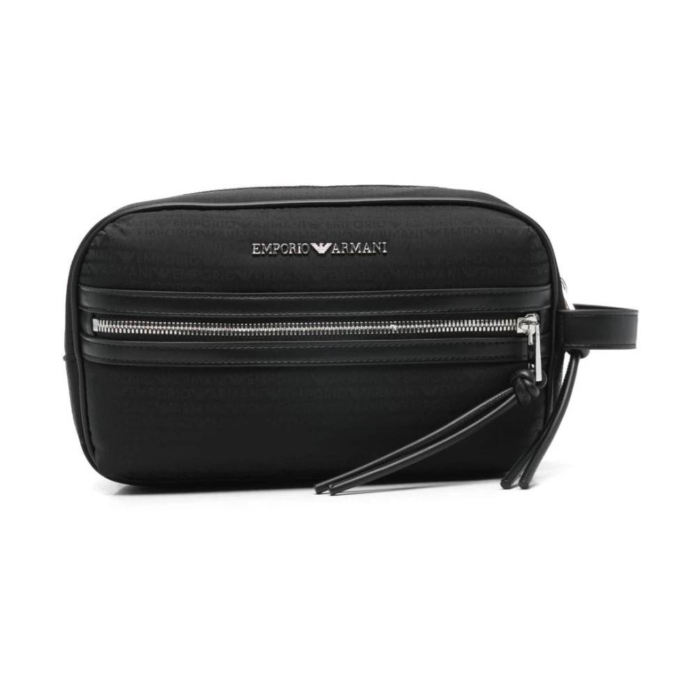 Emporio Armani Nylon Beauty-case - Tasker - Herre - Sort - ONE SIZE - Nylon