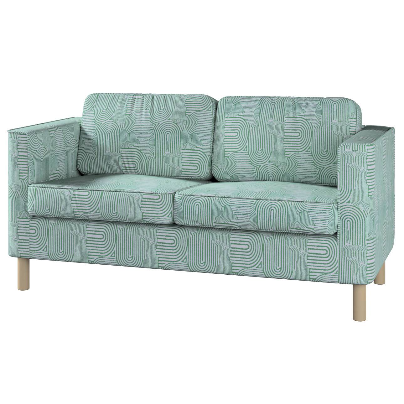 Pärup betræk 2 personer, Boucle naturhvid og grøn, 165 x 80 x 86, Cosy Home