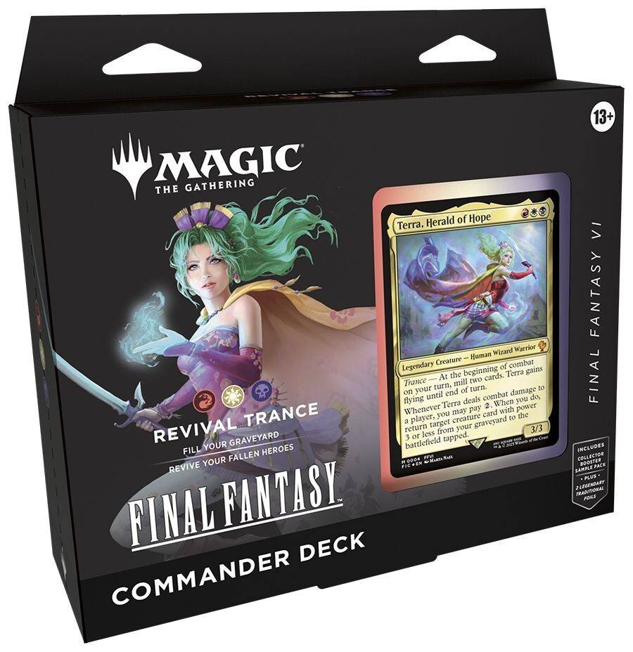 Magic Final Fantasy Commander Deck #1 Revival Trance