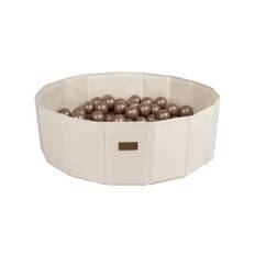 BabyTrold Folde Boldbassin med bolde, Beige