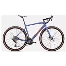 Specialized Cykel, Diverge Sport Carbon, SATIN PURPLE INDIGO TINT/PURPLE INDIGO/AMBER GLOW