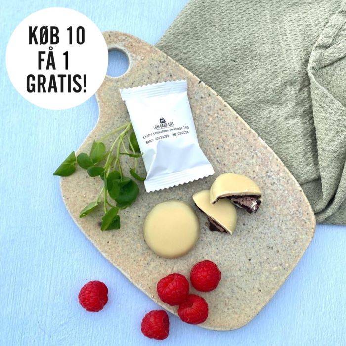 Hvid chokolade småkage