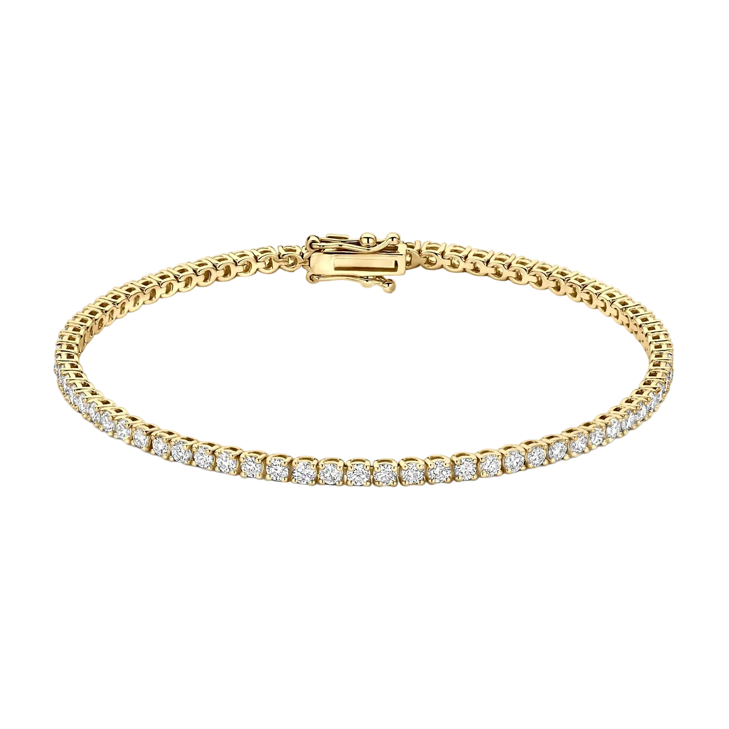 Blush - Tennisarmbånd 2,84 ct. - 14 kt. Guld | Plaza.