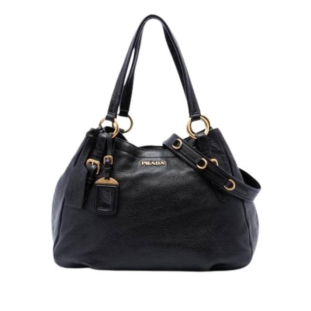 Prada Vintage Pre-owned Vintage Satchel - Vintage - Dame - Sort - ONE SIZE - Uld