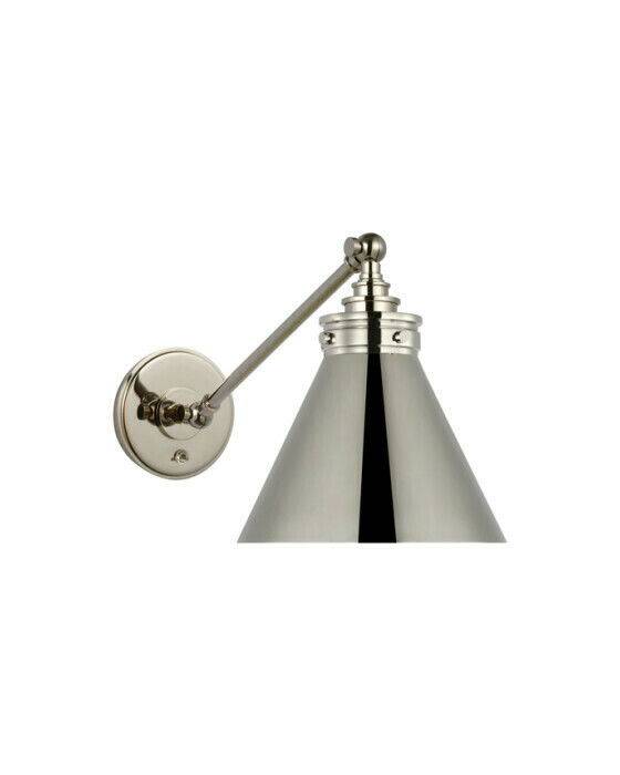 Visual Comfort Parkington vägglampa nickel - Silver
