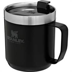 Stanley krus med navn - the legendary camp mug SORT