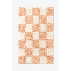 Ellos Home - Bademåtte Saga Check - Rosa - 80X120