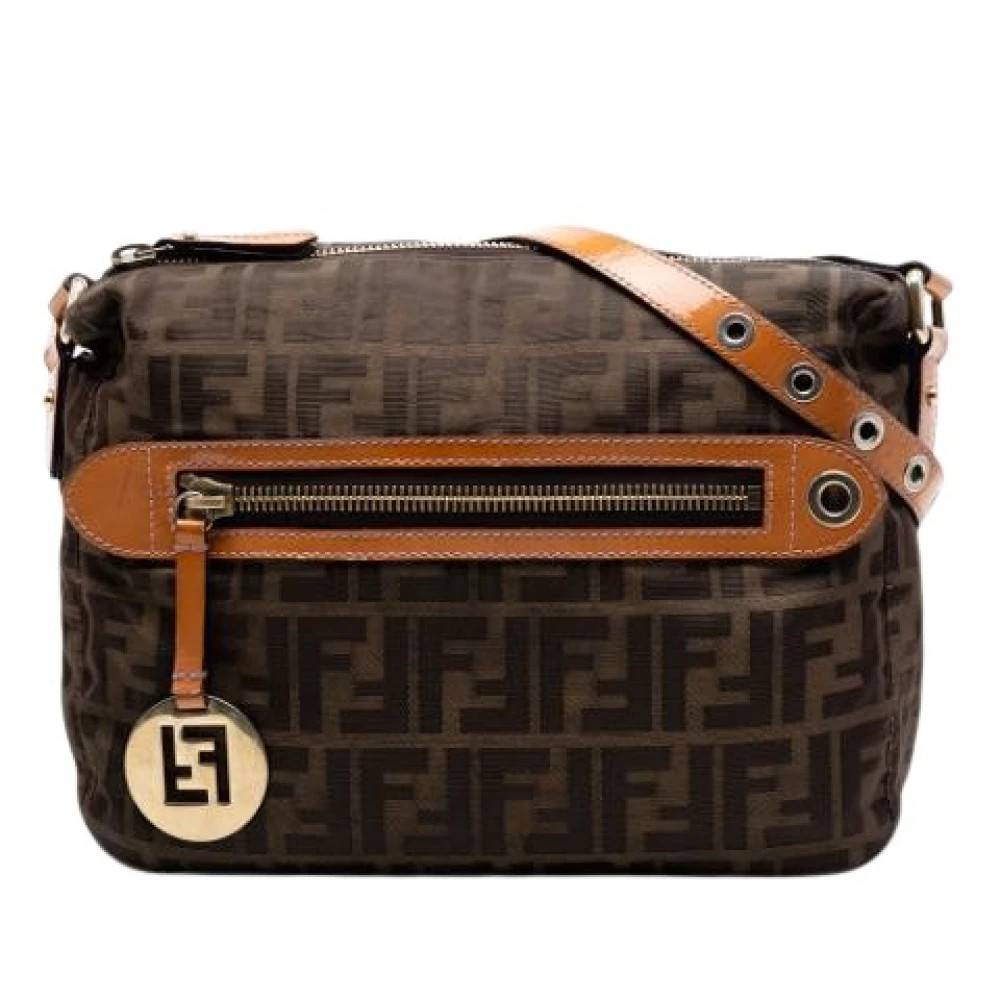 Fendi Vintage - Pre-owned Canvas Crossbody Vintage - Dam - ONE Size - Läder