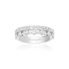 Sif Jakobs Livigno Sterling Silver Ring Med Zirconia SJ-R2367-CZH