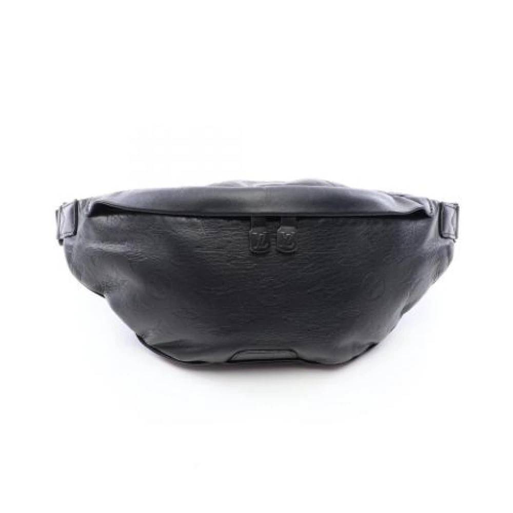 Louis Vuitton Vintage Pre-owned Monogram Shadow Fanny Pack - Vintage - Herre - Sort - ONE SIZE -
