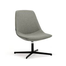 Fåtölj LANGLEY, svart/gröngrå