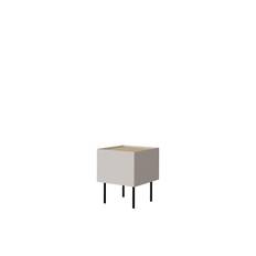 Akie Sängbord 40 cm - Beige & nattduksbord