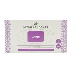 Apotea Nitrilhandskar Blå Large 100-pack