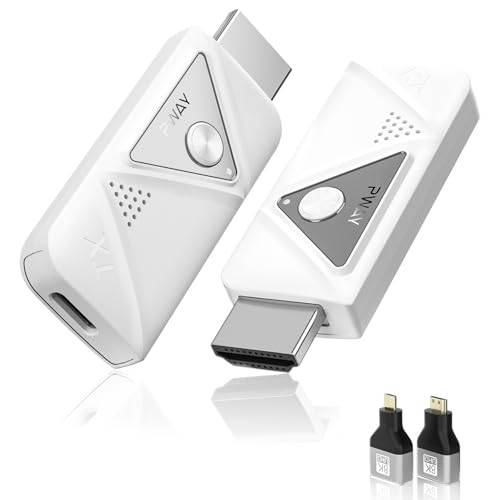 Trådlös HDMI-Sändare och Mottagare - Full HD 1080p för Strömning Av Ljud och Video från Bärbar Dator, PC Till HDTV, Projektor - HDMI-Dongel och Förlängare
