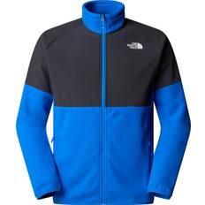 The North Face Men's Glacier Heavyweight Full Zip Fleece Hero Blue/Asphalt Grey/TNF Black, M
