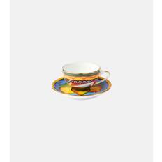 Dolce&Gabbana Casa Porcelain espresso cup and saucer set - multicoloured - One Size
