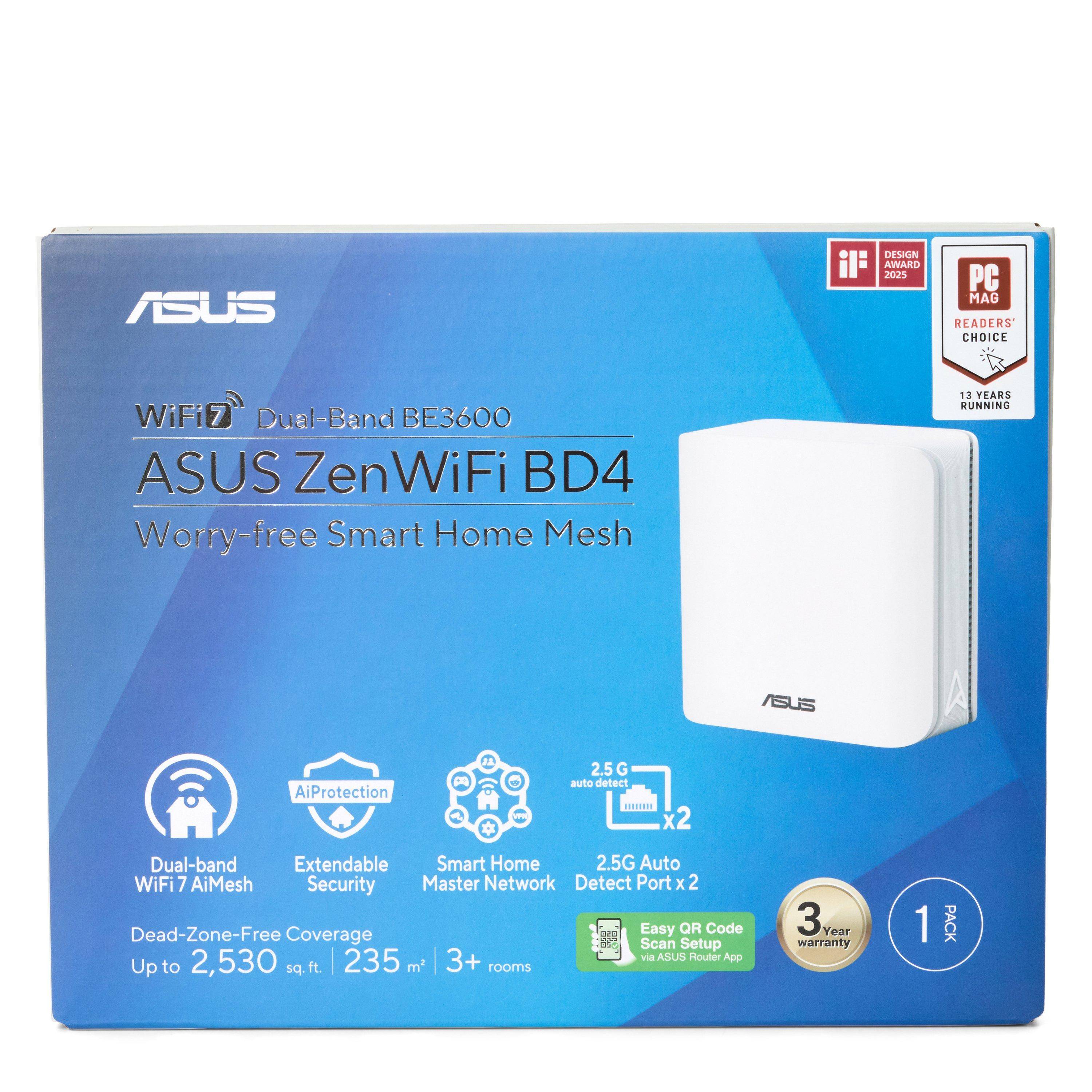 Asus Asus Zenwifi Bd4 Dual-Band Wifi 7 Aimesh Extendable Router