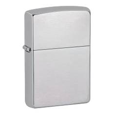Zippo Benzin Feuerzeug Chrom Standard gebürstet Regular Sturmfeuerzeug