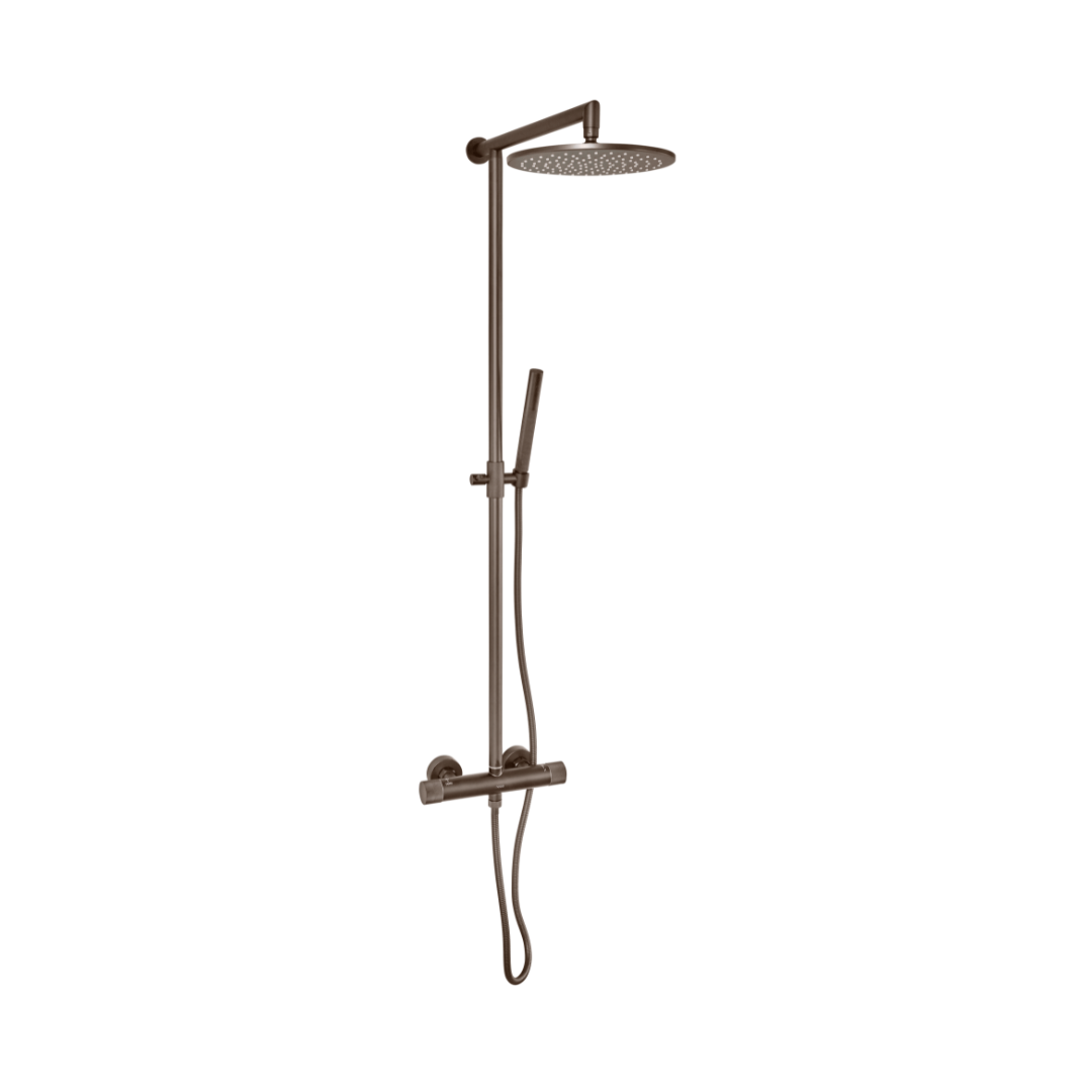 Cassøe Crystal Cut Brusesæt - Mat bronze - T8MB