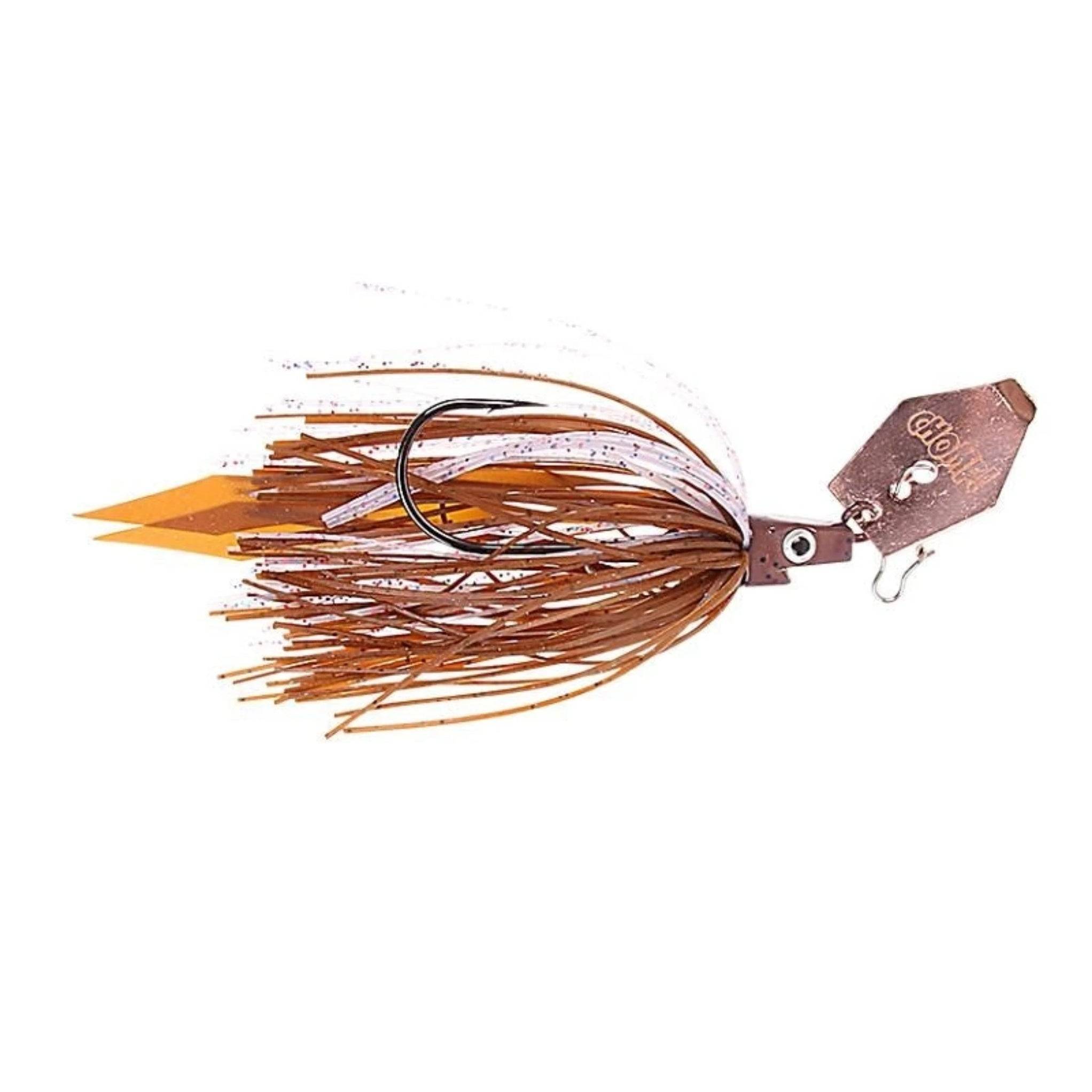 CWC The Pig Pig Hula Tiny Chatterbait 7g - Motoroil Pepper