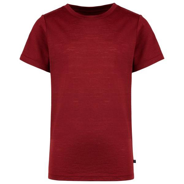 Heber Peak Kid's MerinoMix150 PineconeHe. II T-Shirt Merinotröja Barn Storlek 164 Färg röd