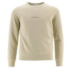 Stone Island Sweatshirt - Sand m. Logo - Stone Island - 14 år (164) - Sweatshirt