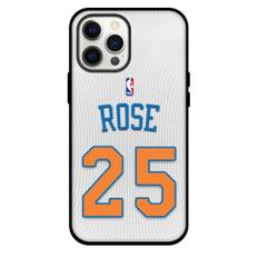 NBA Derrick Rose Phone Case For iPhone Samsung Galaxy Pixel OnePlus Vivo Xiaomi Asus Sony Motorola Nokia - Derrick Rose New York Knicks No. 25 Jersey