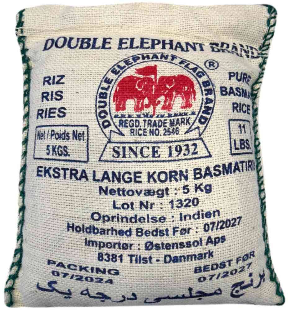Double Elephant Basmatiris, extra långt 5 kg