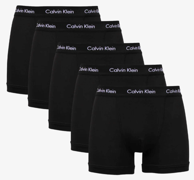 Calvin Klein 5-pack Trunks Nb4437-tm6-x-small