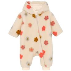Minymo Fleeceoverall - Sandskal m. Blommor - Minymo - 1½ år (86) - Fleeceoverall
