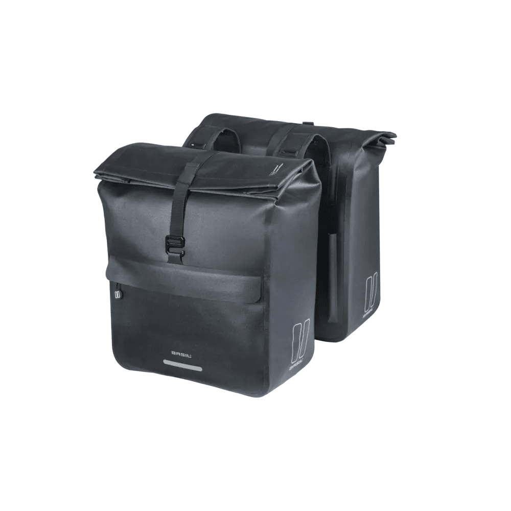 Basil Urban Dry Neo Double Pannier 46-52L Sage brown MIK 2.0.
