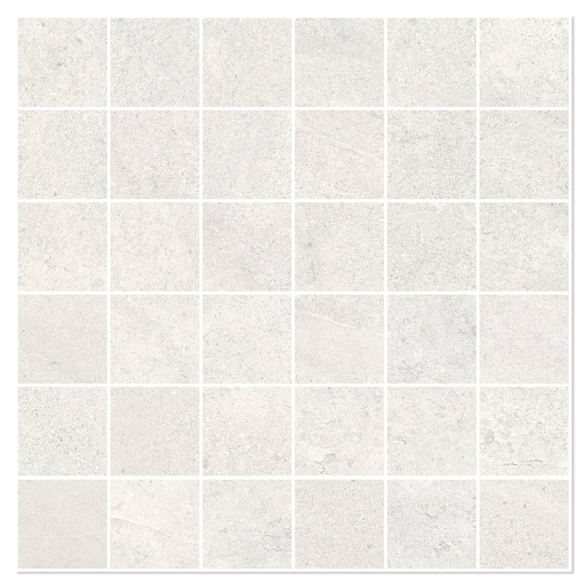 Sant’Agostino Mosaik Klinker Bergstone Light Matt-Struktur 3D 30x30 (5x5) cm