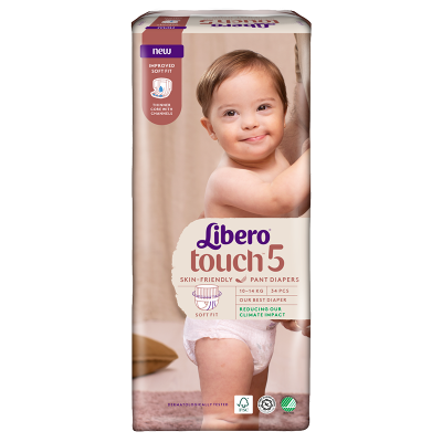 Libero Touch Pant Ble Str. 5 (4 x 27 stk)
