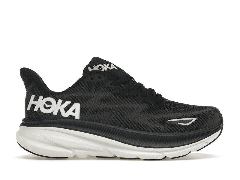 Hoka One One Clifton 9 Black White (Women's) - 40 / Standard