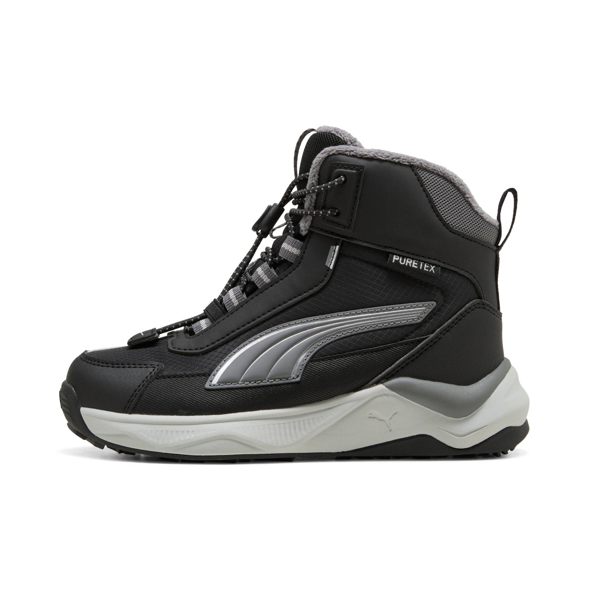 PUMA Evolve 2.0 PURE-TEX Boots Kids, Shoes, Black/Slate Sky/Silver, 27.5