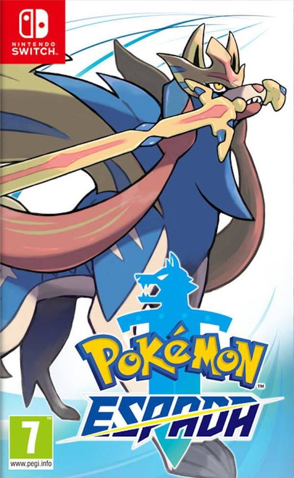 Nintendo Pokémon Épée Standard Tyska, Engelska, Koreanska, Spanska, Franska, Italienska, Japanska Nintendo Switch